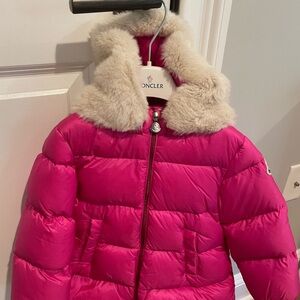 Toddler Moncler Vibrant Pink Jacket
